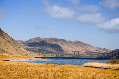 Darling Fell and Low Fell acoss Crummock Water