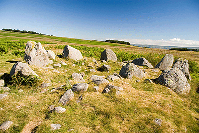 Collapsed Burial mound on Moor Divock