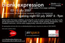 "BLANK EXPRESSION EXHIBITION" OPENS