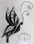 Blackwork Butterfly Day Class