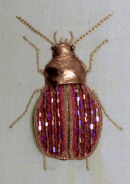 Stumpwork Beetle by Carol Clark