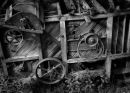 Ancient Threshing Machine.
