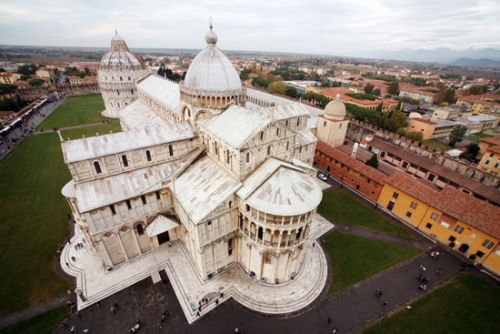 Duomo, Pisa, from the leaning tower