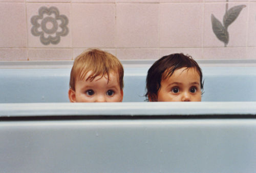 Babies in the bath (This photo is not for sale)