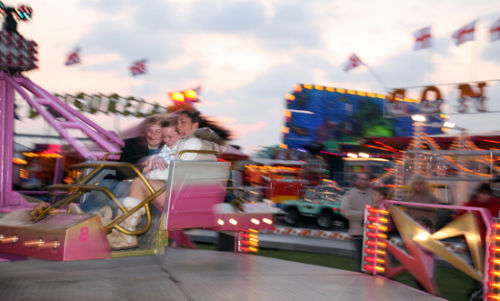 Fast ride at the fair, Newmarket 2008