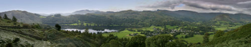 Grasmere panorama, The Lake District