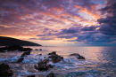 Sea reflections before sunrise
