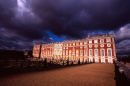 Hampton Court, stormy day