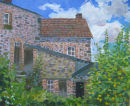La maison vue du fond du jardan