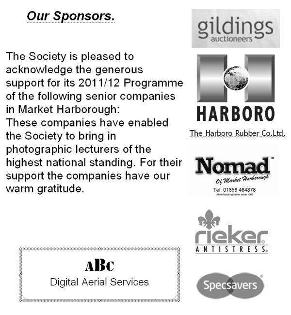 2011-2012 Sponsors