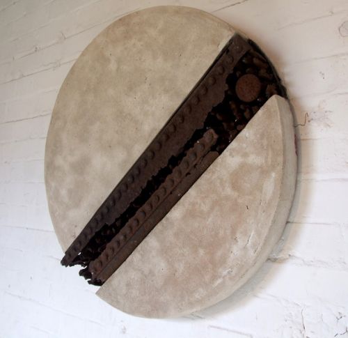 NEW CUT. Mixed Media. 1m diameter. 2008