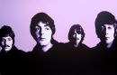 THE BEATLES - (IN PURPLE.)SIZE: 36" X 24".