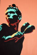 BEZ - HAPPY MONDAYS. SIZE: 24"X18".