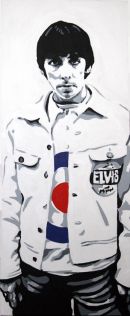 KEITH MOON. (2). 
SIZE: 24" X 12".