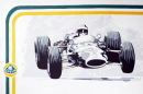 LOTUS 49.
SIZE: 36"X24".