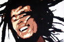 BOB MARLEY - DREADLOCKS *NEW*
SIZE: 36" X 24".
