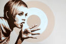 TWIGGY TARGET.SIZE: 36"X24".