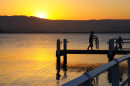 Sunset on Lake Illiwarra, Australia