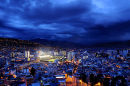 La Paz at night