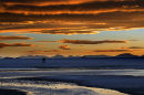 Sunset over the Salar de Uyuni, Bolivia