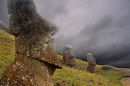 Maoi on Easter Island