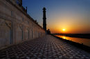 Sunset on the Taj Mahal