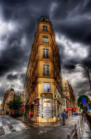 Stormy day in Paris