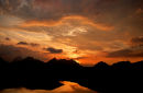 Sunset over Rappensee