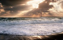 A stormy day at Abbey Sands