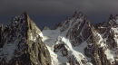 Storm Light on the Chamonix Aiguilles