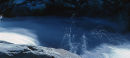Splashing stream