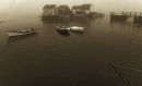 Boats in the harbour at Blue Rocks
