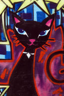 Graffiti cat