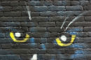 Graffiti cats eyes