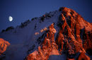 Moonrise over the Aiguille de Chardonnet