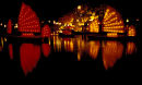 Chinese lanterns in Montreal Botanical Garden