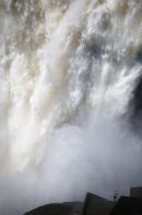 Chute Montmorency in spring flood