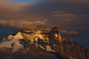 Storm light over the Aiguille Verte