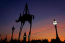Salvador Dali elephant sculpture in London