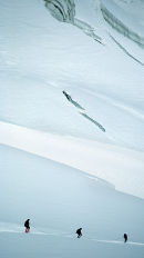 Descending the Allalinhorn