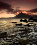 Sunset over the Cuillin