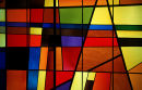 Modern Stained Glass Window