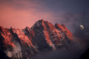 The Grandes Jorasses from the Couvercle hut