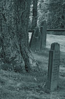 A gravestone in The Old Cemetery of Halifax