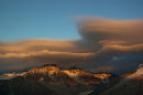 Storm cloud over Aiguille de Chardonnet