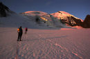 Approaching the Hohlaubgrat on the Allalinhorn