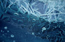 Ice Crystals French Alps.