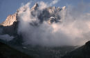 Cloud on La Meije