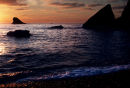Sunrise on Meadfoot beach