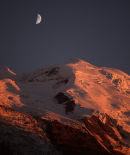 Moon over Mont Blanc